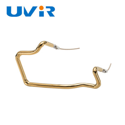 Tube chauffant infrarouge en quartz doré 150-6000W