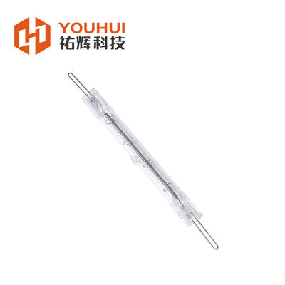 Lampes infrarouges à quartz transparent à tube unique pour chauffage et séchage industriels