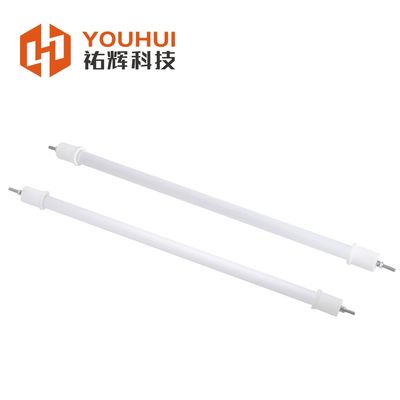 200-4000W Tube à lampe de chauffage à ondes moyennes halogène pour besoins de chauffage industriel