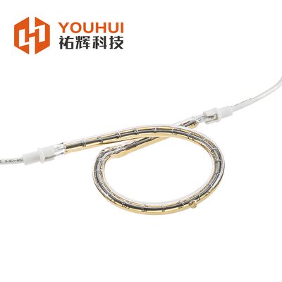 240V 1600W Lampe à chauffage au quartz à forme d'anneau à infrarouge avec tube à quartz économe en énergie