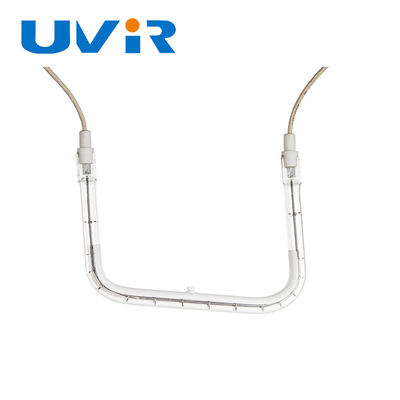 Bon prix La moitié infrarouge adaptée aux besoins du client de garnitures de forme de quartz de tube spécial de chauffage a enduit blanc en ligne