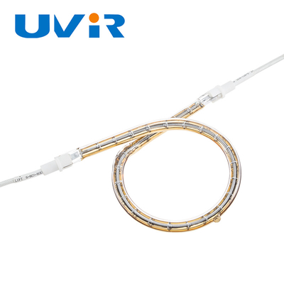Bon prix L'or a enduit les pièces de chauffage de Ring Infrared Lamps For Bending de couche réfléchie en ligne