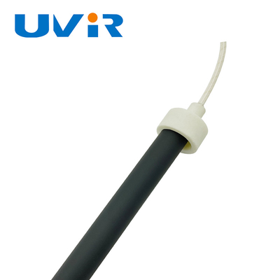 Bon prix Tube noir à ondes longues de la lampe infrarouge 50-500mm de tube de quartz de 1500w pour l'usage industriel en ligne