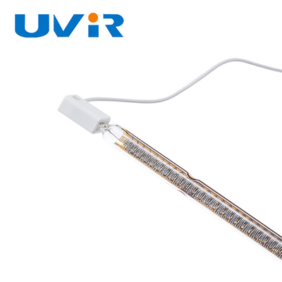 Bon prix tube de quartz de Ruby Slim Infrared Halogen Lamp 1200W 230V de revêtement d'or en ligne