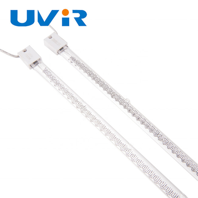 Bon prix lampes d'halogène de 1500W IR, éléments de chauffe infrarouges de tube de quartz d'ondes courtes de la CE en ligne