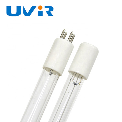 Bon prix Ampoule de lampe germicide UV-C de T5 150mm 8W 4 PIN Double End Quartz Tube en ligne