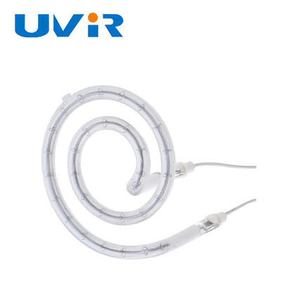 Bon prix Type filament blanc du rendement élevé O en verre de quartz de Ring Infrared Lamps Transparent Pitted en ligne