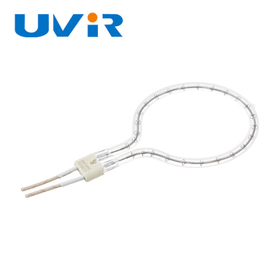 Bon prix Résistance à l'impact élevée claire adaptée aux besoins du client de la chaleur de Ring Infrared Lamps 230V de tube de quartz en ligne