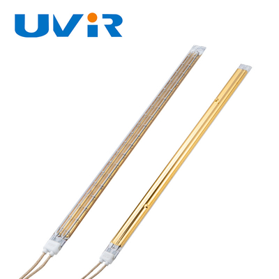 Good price Appareil de chauffage de lampe d'infrarouge du quartz TC05, lampe d'halogène de tungstène de réflecteur d'or en ligne