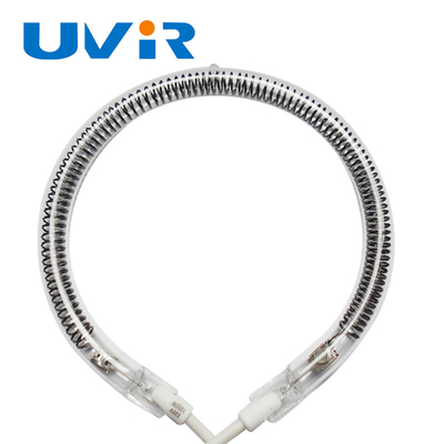 Ring Tube Infrared Heater Lamp, lampe d'infrarouge de vague moyenne de fibre de carbone