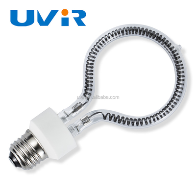 Good price émetteur infrarouge de quartz de lampe de chauffage de fibre de carbone de vague moyenne de tube de l'espace libre 500w en ligne