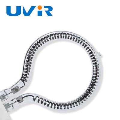 Good price lampe de chauffage infrarouge de carbone de réflecteur d'espace libre de 127V 500W Ring Tube Medium Wave en ligne