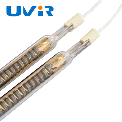 Good price Réflecteur infrarouge d'or de lampe de chauffage de tube de R7S de quartz simple de carbone en ligne