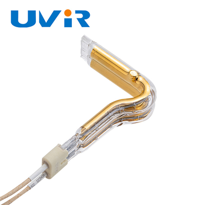 Good price L forment la lampe de Heater Tube Heat Resistant Quartz d'halogène d'or pour industriel en ligne