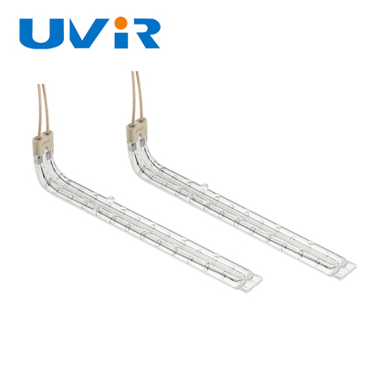 Good price Accessoires infrarouges de double de quartz d'halogène tube transparent de chauffage en ligne