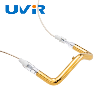 L'or a enduit les accessoires de soudure en plastique automatiques de lampe de chauffage de quartz
