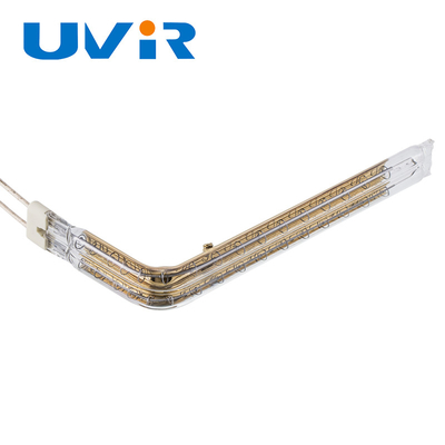 45-480v a adapté l'élément aux besoins du client infrarouge de revêtement d'or de tube de lampe de chaleur