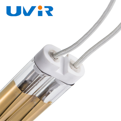 Lampe chauffante infrarouge à double tube à onde moyenne pour sécher la peinture à base d'eau