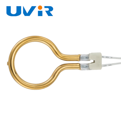 Good price Tube Ring Infrared Lamps, diamètre infrarouge de quartz du tube 8-14mm de lampe de chaleur en ligne