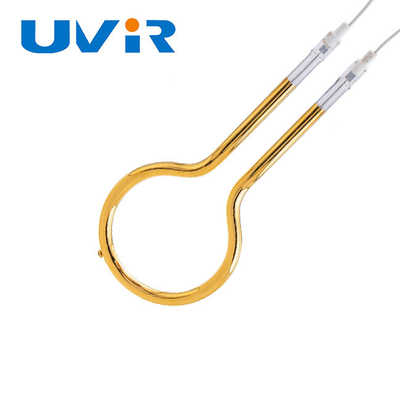 Good price 100-7600W Ring Infrared Heater Lamp, appareil de chauffage de tube du quartz IR de réflecteur d'or en ligne