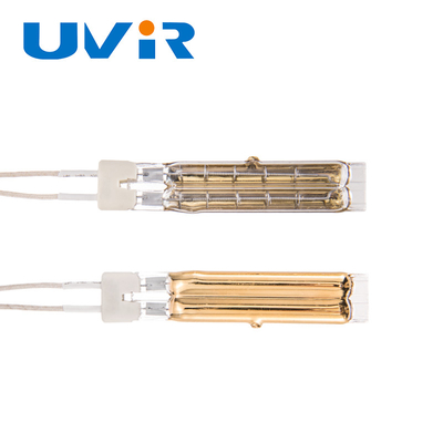 Good price lampe d'halogène de quartz de tube du jumeau 1500w, émetteurs de chauffage de machine de bordure foncée en ligne