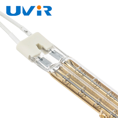 Good price Or enduisant les lampes d'infrarouge jumelles de tube, lampe d'infrarouge de chauffage industrielle d'ondes courtes en ligne