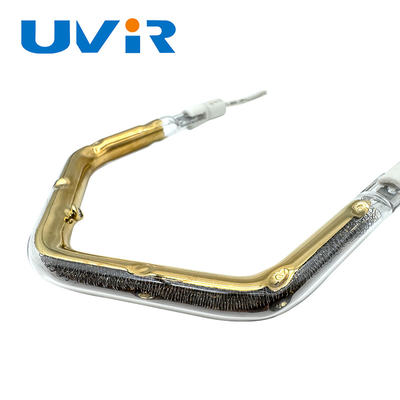 Tubes d'élément chauffant infrarouge pour revêtement en or 3D Chauffe-quartz électrique 45-480V