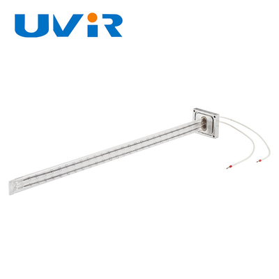 Good price Lampes infrarouges à tubes jumeaux pour chauffage blanc personnalisable Longueur 50-1500 mm en ligne