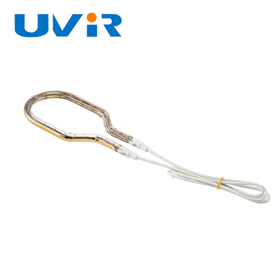 Lampes infrarouges à anneau de 33-606 mm enduites d'or/blanc/clair avec conception personnalisée
