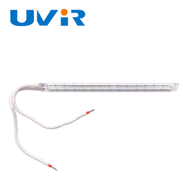 Lampe à chauffage par infrarouge halogène à ondes courtes Twin Tube Beaucoup de types de tension Wattage Longueur de câbles de base