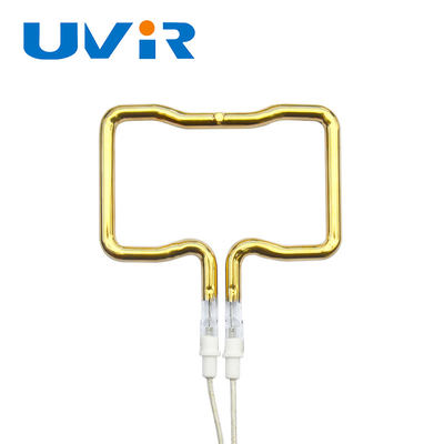 Good price 3D Tuyaux uniques revêtus d'or en infrarouge Élément de chauffage Tuyaux personnalisables Longueur d'onde et dimensions en ligne
