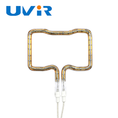 Tubes d'éléments de chauffage infrarouges pour radiateur de chauffage en or en forme 3D personnalisé UVIR
