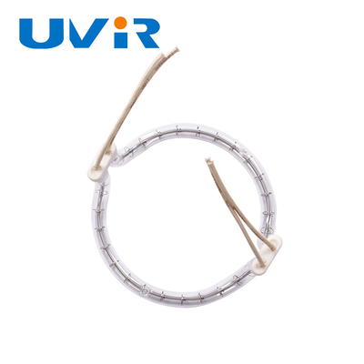 Tubes à chauffage par infrarouge à forme 3D, tubes halogènes à quartz transparent pour les composants des équipements de chauffage
