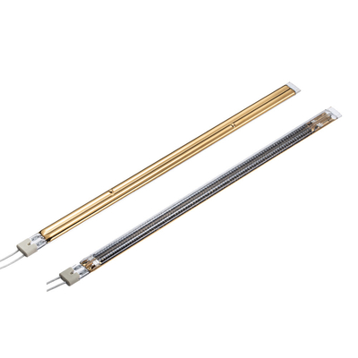 Good price Lampe chauffante infrarouge en fibre de carbone dorée à ondes moyennes à double tube 4000W en ligne