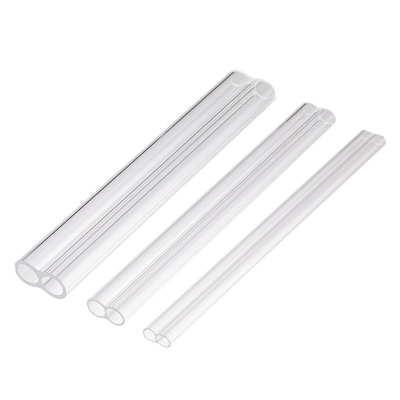 Good price Tube résistant à la chaleur de quartz transparent, lampes infrarouges de tube jumeau clair en ligne