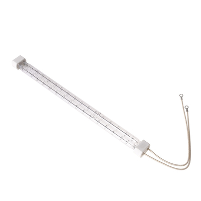 Lampe de chauffage à ondes courtes halogène à tube unique non recouverte
