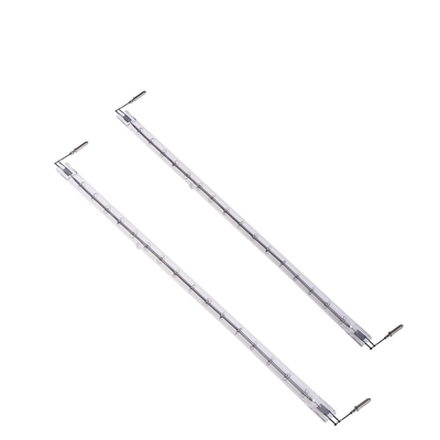 qualité SHC100469 Clear quartz Short wave heater tube single IR Halogen Lamp Usine