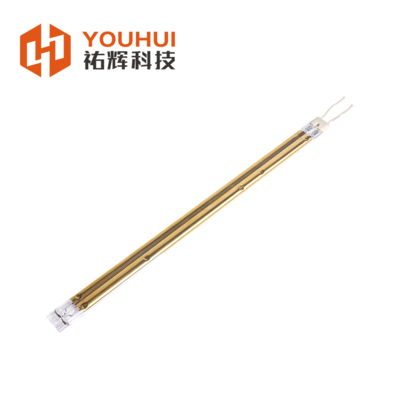 Bon prix Lampe infrarouge tungstène à double tube, revêtement or, 1000W 220V en ligne