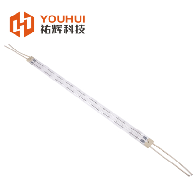 Bon prix Lampe chauffante infrarouge à tube jumeau en quartz blanc 200-4000W 400V en ligne