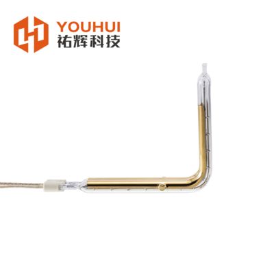 Bon prix L-Shaped 11x23mm Fast Heating Customizable High Efficiency Infrared Heating Element Tube 200-6000W en ligne