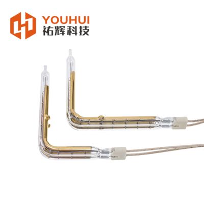 Bon prix Industrial Use 1250°C Working Temperature High Purity Quartz Infrared Heating Element and Halogen Heating Tube en ligne