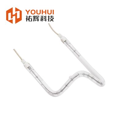 White Plated Quartz Emitters Infrared Heating Element Tube with 150-6000W Power and 45-480V Voltage