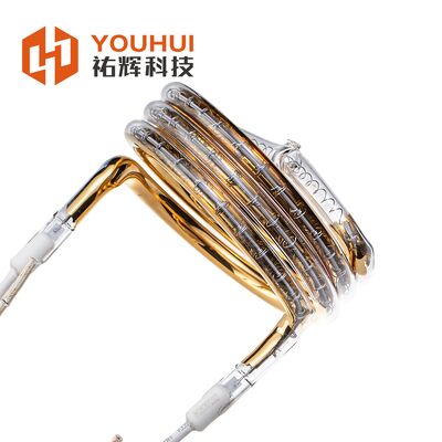 150-6000W Gold Coating Infrared Heating Element Tube with 5000-20000h Lifespan for Industrial Applications