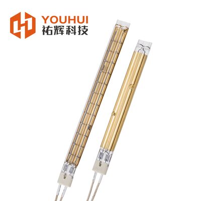 qualité Lampe chauffante infrarouge à double tube avec revêtement doré, puissance 1200W, garantie 5000 heures Usine
