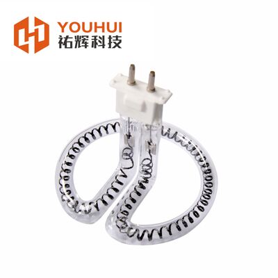 Bon prix Lampe chauffante infrarouge en fibre de carbone à tube unique avec base TC04, longueur de chauffage de 50 à 1 500 mm et options OEM/ODM personnalisables en ligne