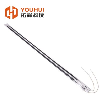 Chauffage infrarouge à double tube à revêtement personnalisable avec garantie de 10 000 heures et puissance de 200 à 4000 W