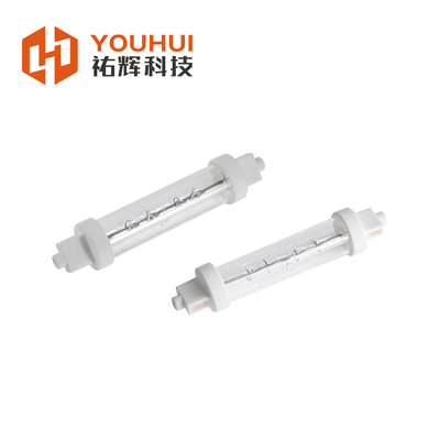 Bon prix Lampe chauffante infrarouge halogène à tube unique avec une durée de vie de 5000h, une longueur d'onde de 1-2 µm et une tension de 55-575V pour la restauration commerciale en ligne