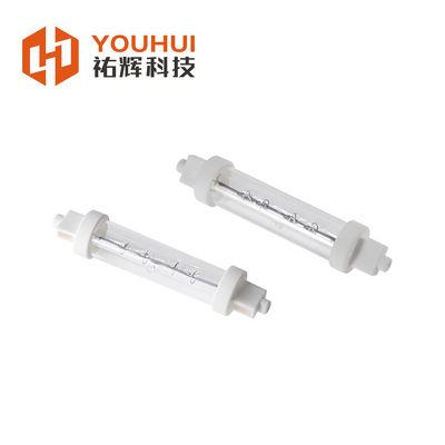 Lampe chauffante infrarouge halogène à tube unique 200-4000W avec une durée de vie de 5000h et une tension de 55-575V pour le chauffage industriel