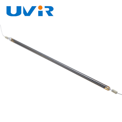 Lampe chauffante infrarouge en fibre de carbone 2000W, tube quartz à culot R7S