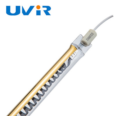 Bon prix Lampe chauffante infrarouge en fibre de carbone R7S 2000W avec revêtement or en ligne